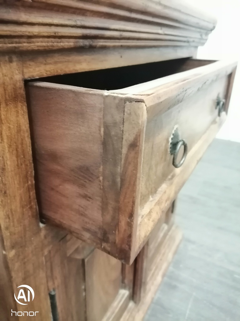 SOLID HARDWOOD SHEESHAM BEDSIDE /SIDE UNIT