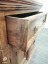 SOLID HARDWOOD SHEESHAM BEDSIDE /SIDE UNIT