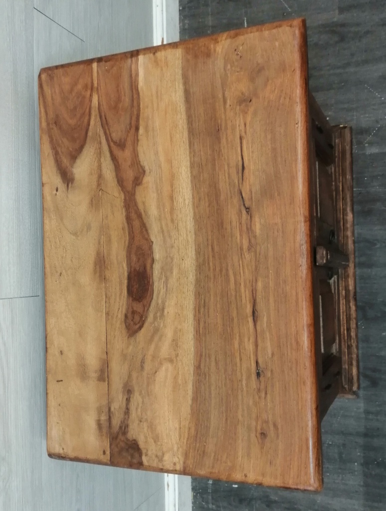 SOLID HARDWOOD SHEESHAM BEDSIDE /SIDE UNIT