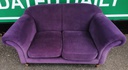 Lovely Mauve Toned Chesterfield Style Neat Sofa