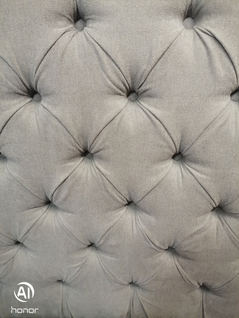 STUNNING GREY BUTTON BACK 5ft Bed Frame
