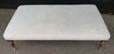 Lovely large grey coffee table footstool