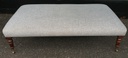 Lovely large grey coffee table footstool
