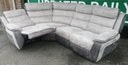 STUNNING GREY ELECTRIC RECLINER CORNER SOFA