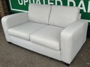 LOVELY DFS GREY 2 SEATER SOFA