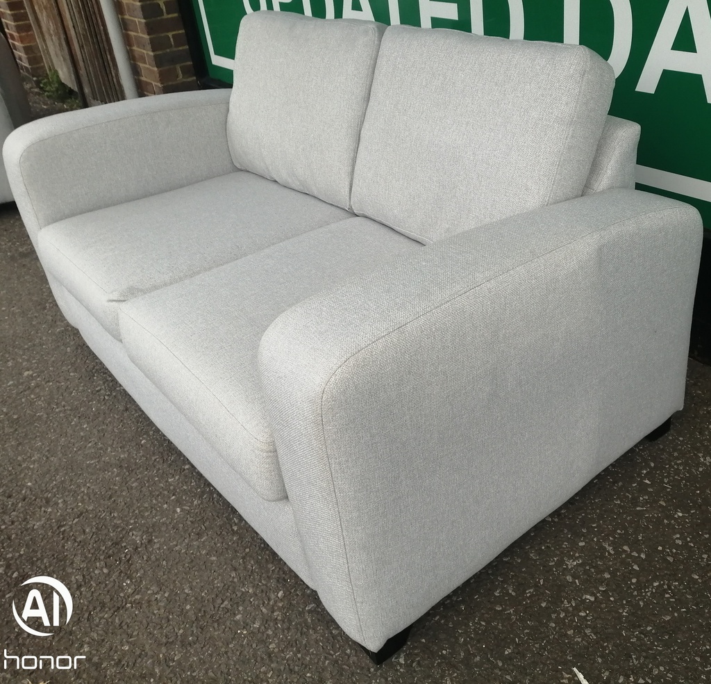 LOVELY DFS GREY 2 SEATER SOFA