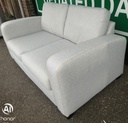 LOVELY DFS GREY 2 SEATER SOFA