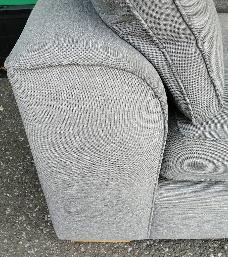 MODERN GREY THREE  SEATER SOFA FROM M &amp; S