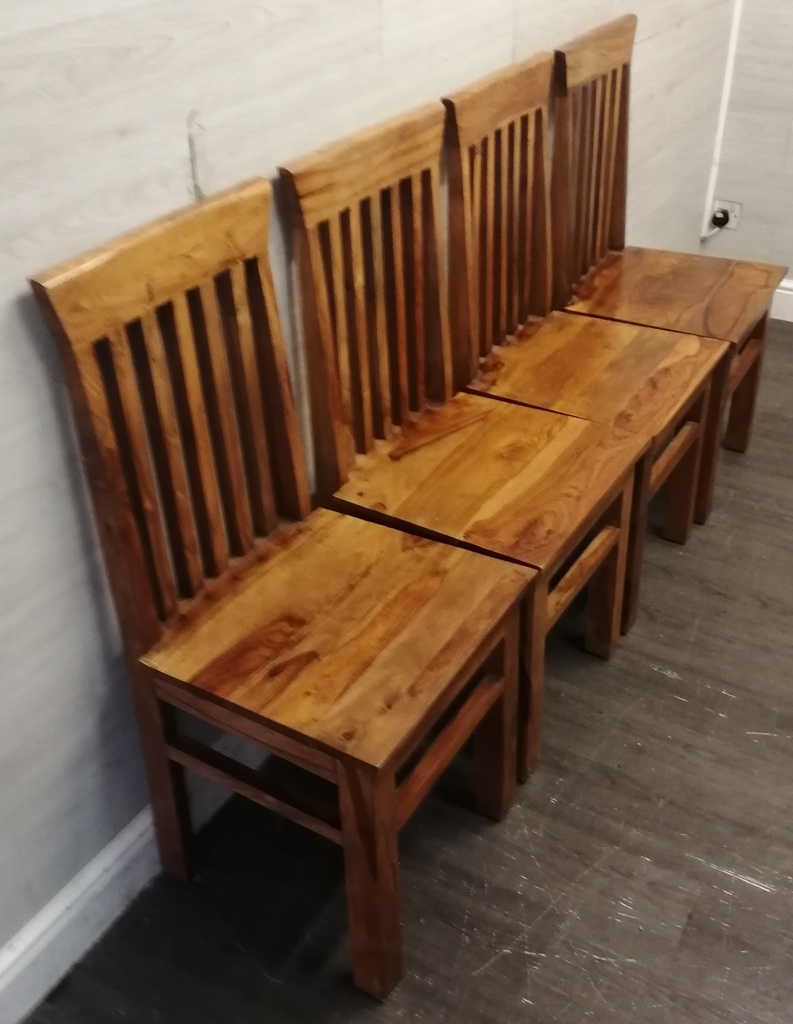 Quaility Large Sheesham Dining Table &amp; Eight Chairs