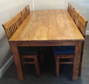 Quaility Large Sheesham Dining Table &amp; Eight Chairs
