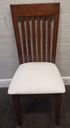 4 x Dark Wood Dining Chairs