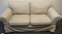 CREAM IKEA ‘EKTORP’ TWO SEATER SOFA