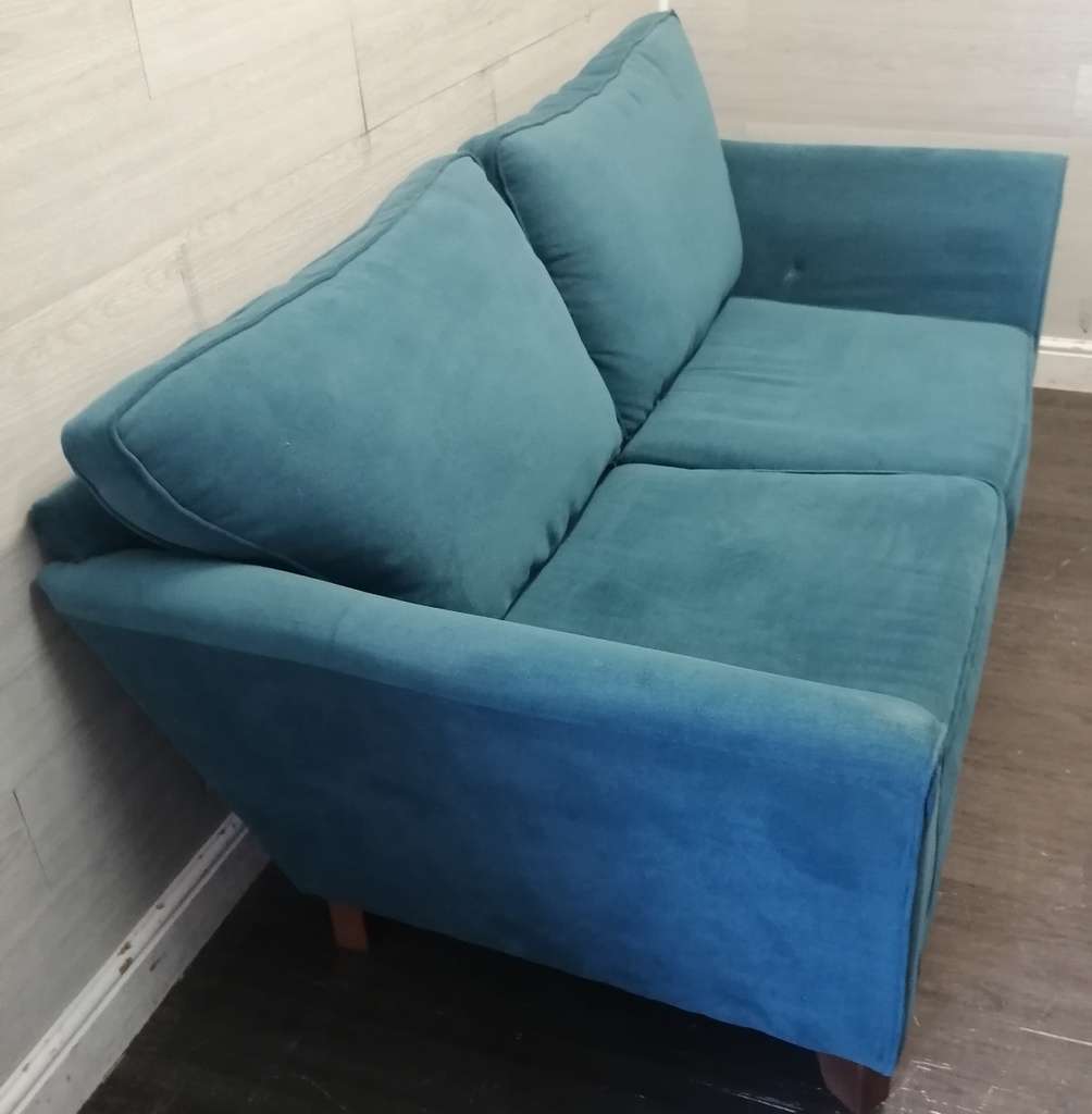 BARGAIN TEAL BLUE SOFA