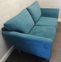 BARGAIN TEAL BLUE SOFA