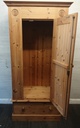 SINGLE DOOR SOLID PINE WARDROBE WITH DRAWER