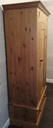 SINGLE DOOR SOLID PINE WARDROBE WITH DRAWER
