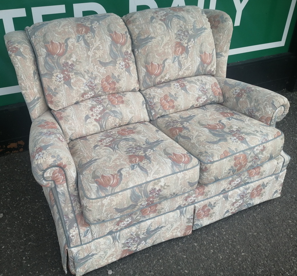 Lovely G-PLAN Floral Two Seater Sofa