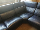STUNNING LARGE LEATHER CORNER SOFA WITH RECLINERR