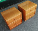 PAIR G PLAN RETRO TEAK BEDSIDE CHESTS