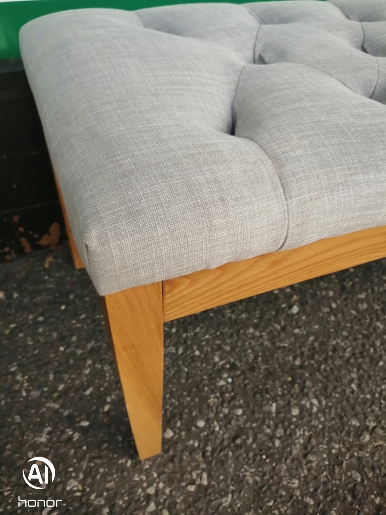Great Oak / fabric Bench