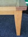 QUALITY OAK EXTENDING DINING TABLE