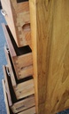 Oak Wellington Chest of Five Drawers