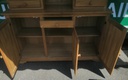 LOVELY PART GLAZED OAK DRESSER