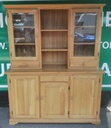 LOVELY PART GLAZED OAK DRESSER