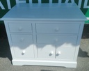 WHITE CHEST / CUPBOARD / SIDEBOARD