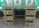 LOVELY KIDS SHABBY CHIC GREEN PAINTED DESK