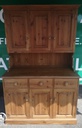 SOLID PINE TRIPLE CUPBOARD DRESSER