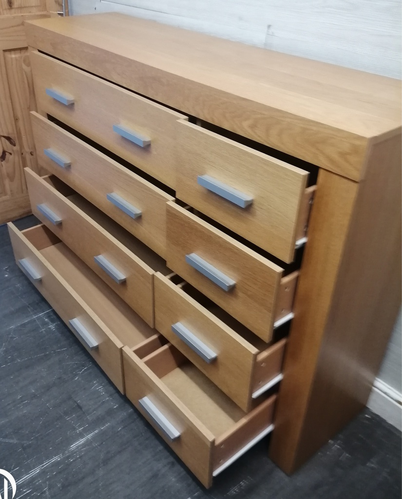 LARGE 8 DRAWER MERCHANT STYLE CHEST