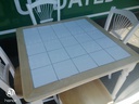 Neat Tile Top Table and Four Chairs