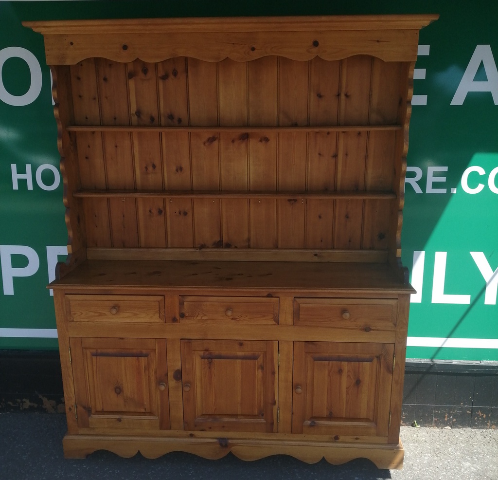 Large Rustic Pine Dresser