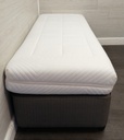 2ft 6" small single divan base and mattress set
