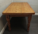 5FT SOLID PINE CHUNKY TOP DINING TABLE