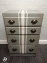 Lovely Vintage Painted Four Drawer Chest