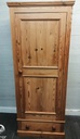 SINGLE DOOR SOLID PINE WARDROBE WITH DRAWER