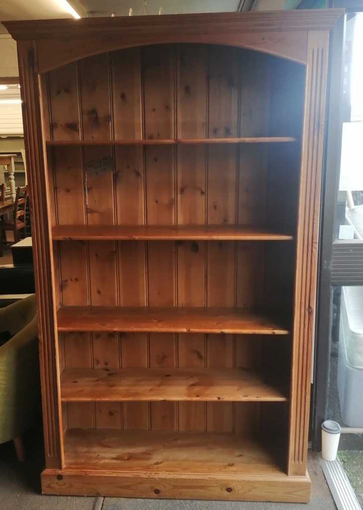 LARGE SOLID PINE BOOKCASE