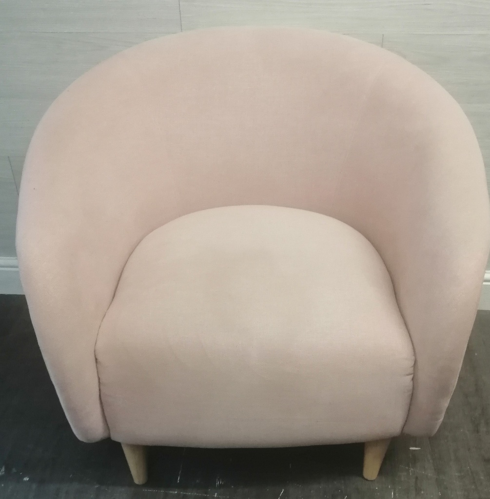 Lovely Pink Style Tub Chair