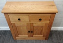 LOVELY DOUBLE  OAK SIDEBOARD