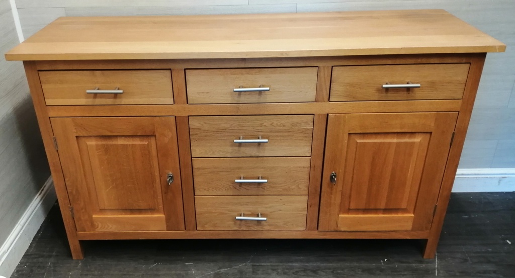 Oak sideboard with drawers