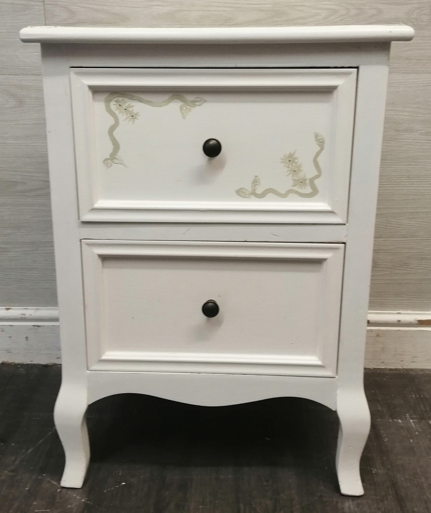 Single  painted bedside unit