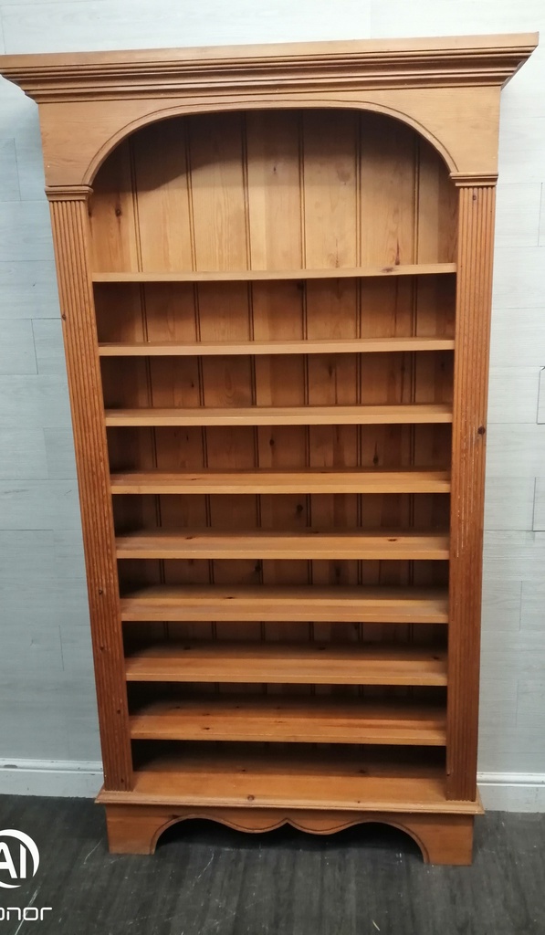 Solid Pine Bookcase / CD Storage unit