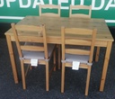 IKEA Neat Pine Table and Four Chairs Set