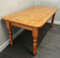 [HF17034] 6FT PINE DINING TABLE