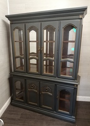 [HF17173] Lovely Painted Glazed Display Unit