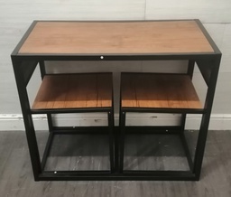 [HF18112] TUCK AWAY TABLE AND 2 CHAIRS