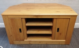 [HF18431] QUALITY OAK TV BENCH/STAND