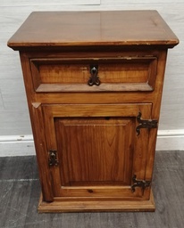 [HF18497] SINGLE MEXICAN PINE BEDSIDE